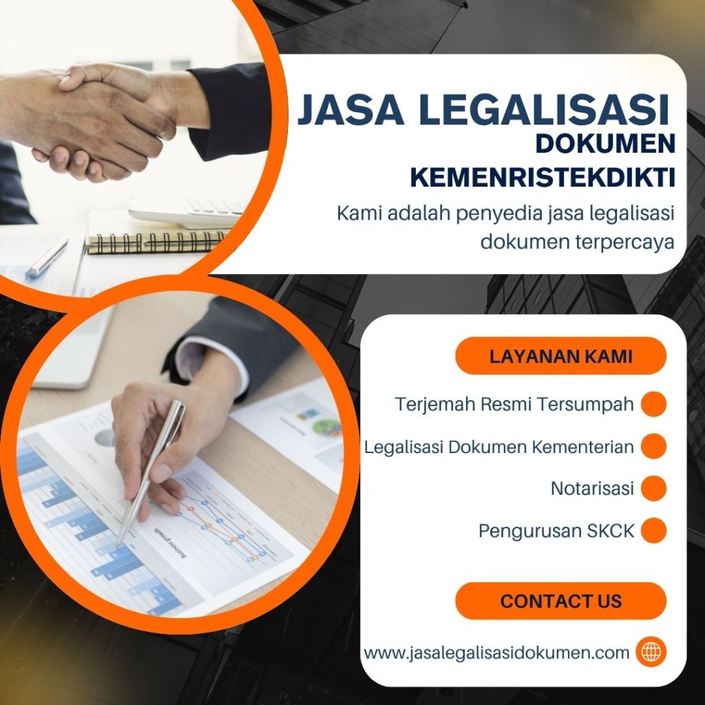 Jasa Legalisasi Dokumen Kemenristekdikti