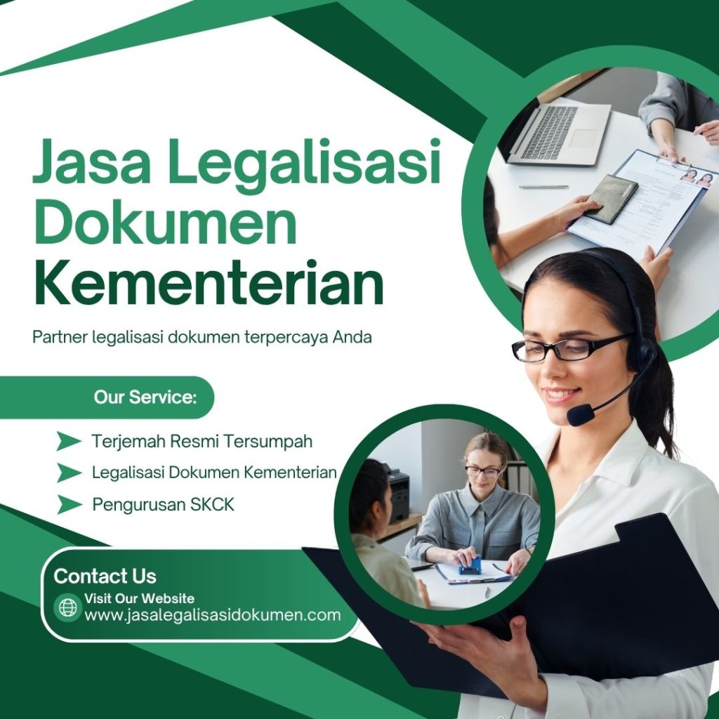 Jasa Legalisasi Dokumen Kementerian