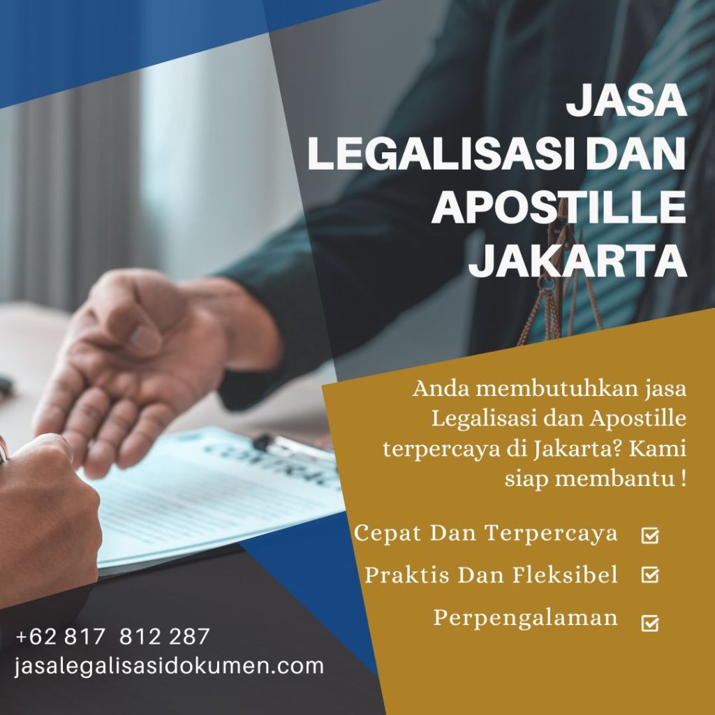 Jasa Legalisasi Dan Apostille Jakarta