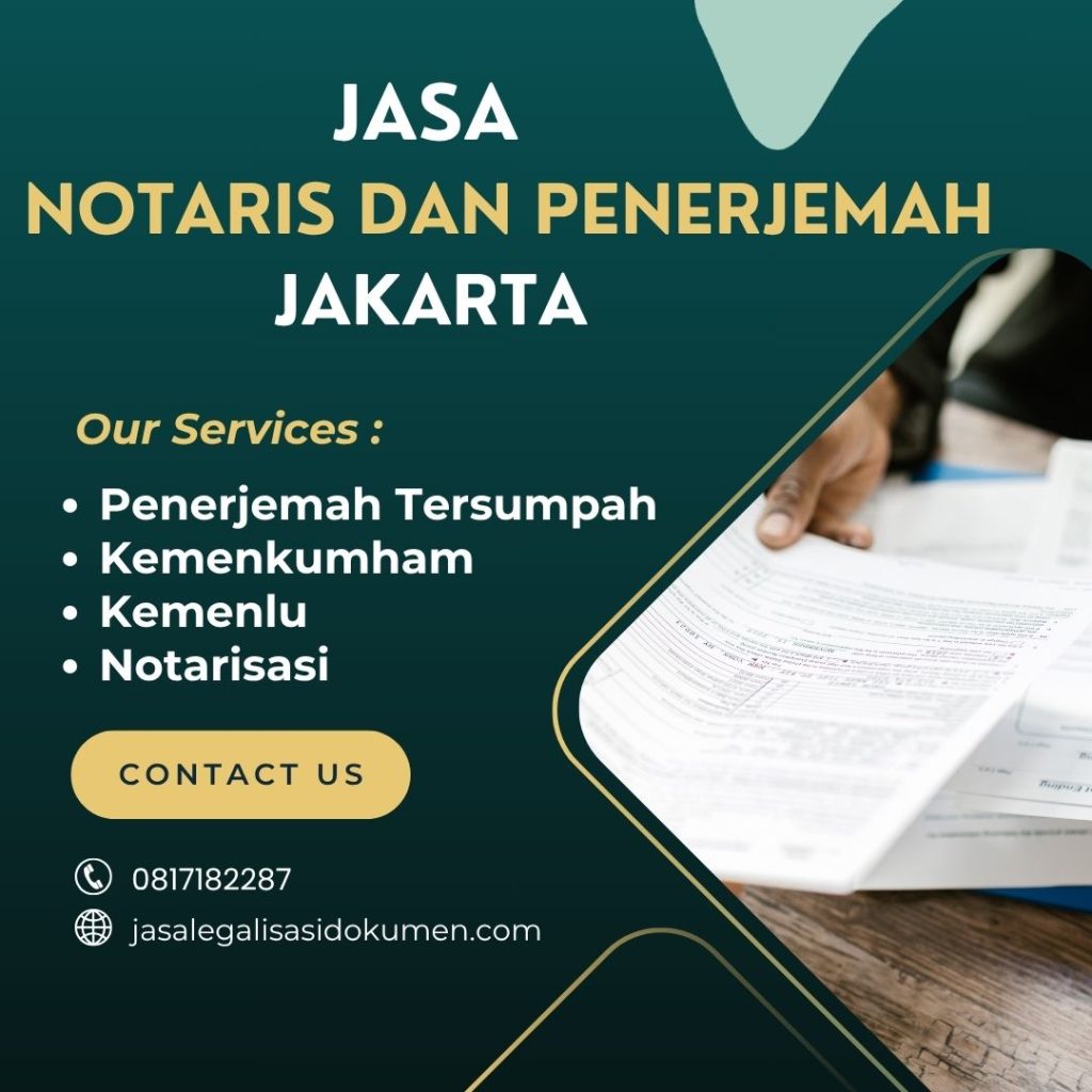 Jasa Notaris Dan Penerjemah Jakarta
