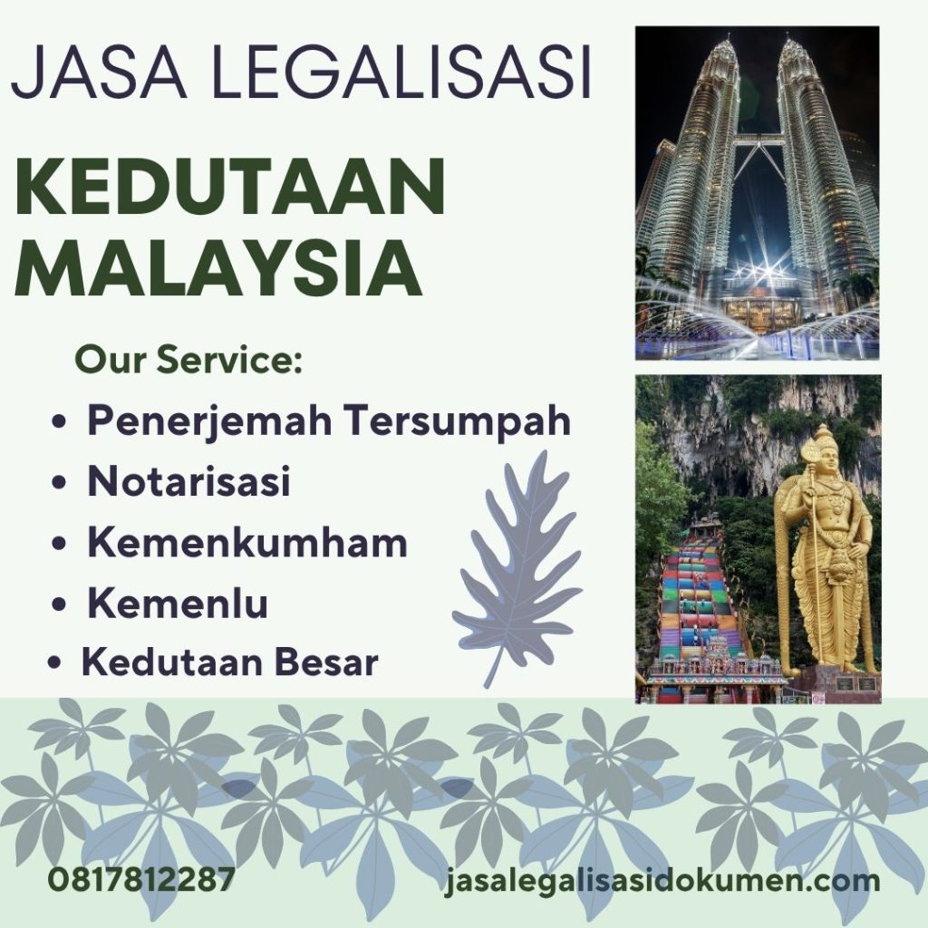 JASA LEGALISASI DOKUMEN MALAYSIA